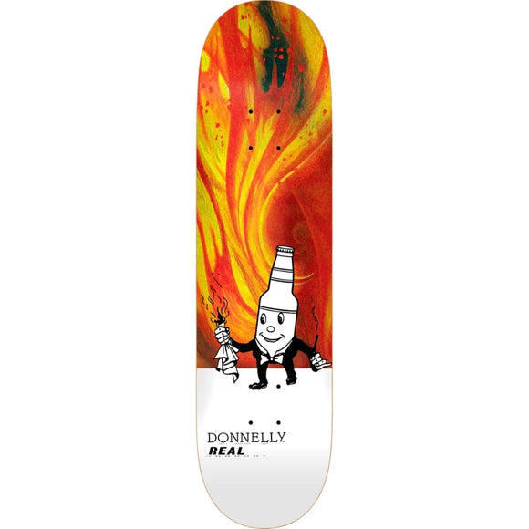 Real Skateboard Deck - Donnelly Burning Dad - 8.5