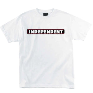 Independent Bar Logo T-Shirt - White