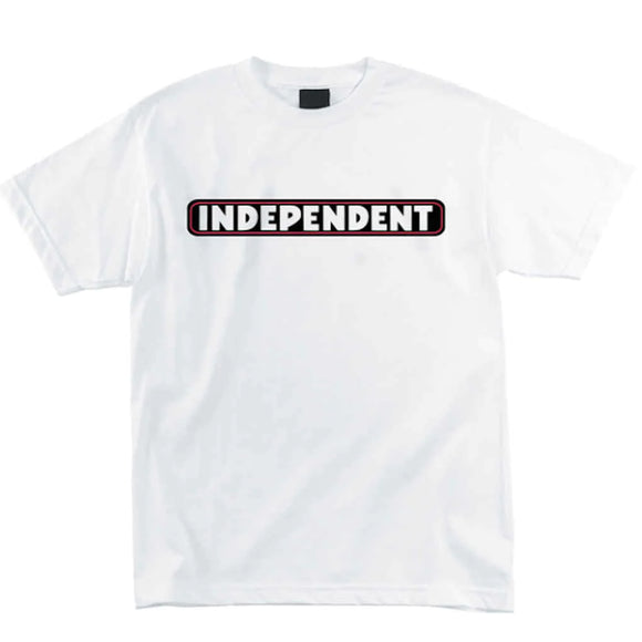 Independent Bar Logo T-Shirt - White
