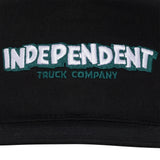 Independent Bounce Snapback Mid Profile Unisex Hat- Black