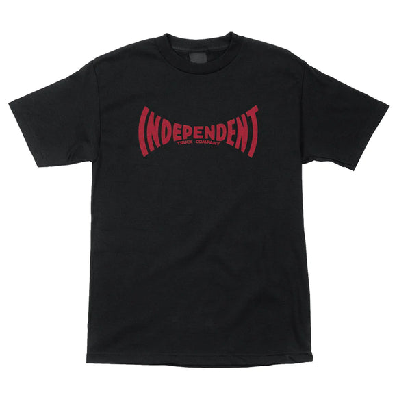 Independent Span T-shirt - Black/Red