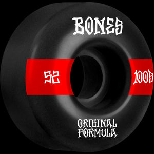 Bones 100's Wheel V4 Wides 52mm