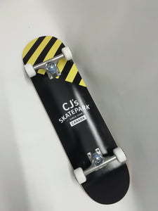 CJ's SKATEPARK Complete Yellow Stripe