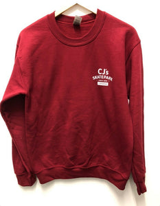 CJ's Logo Crewneck Sweater Burgundy
