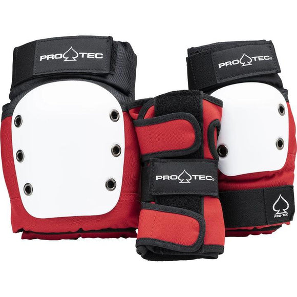 Pro-Tec Street Gear Youth 3 Pack Red/White/Black