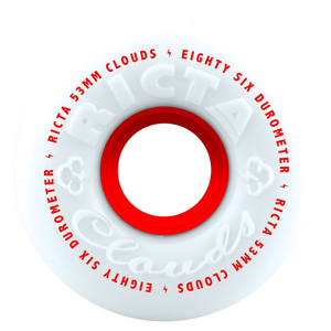 Ricta Wheels Clouds Red 86A 53mm