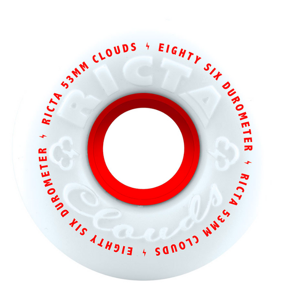 Ricta Wheels Clouds Red 86A 53mm