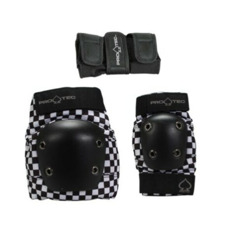 Pro-Tec Street Gear Youth 3 Pack Checkerboard