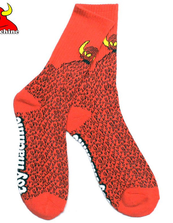 Toy Machine Furry Monster Socks Red