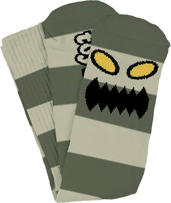 Toy Machine Monster Big Stripe Socks Greens