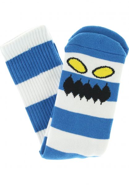 Toy Machine Monster Big Stripe Socks Royal