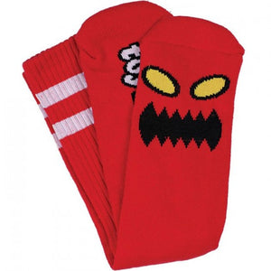 Toy Machine Monster Face Socks Red