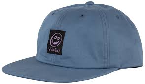 Welcome Smiley Hat Blue