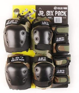 187 Camo Youth  Jr Pads 6 Pack