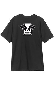 Monarch Horus Gradient Black Youth Tee